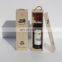 Hot Sale Wine Storage Box Wood Box Packaging For Single Wooden Wine Bottle Box With Accessories