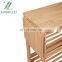 Simple and convenient folding Kitchen Cart with bamboo mobile pulley