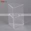 countertop plastic drink menu holder 3 sides triple clear acrylic menu holder