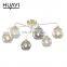 HUAYI New Arrival Iron Glass Material 360W Indoor Hotel Restaurant Modern LED Light Ceiling