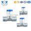 China supplier  BC/ BD-RN Female Screw Thread Hydraulic Pipe Fittings Tee with swivel nut