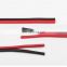 300V 2C 0.5Mm2 Flat Non Sheathed Flexible Cord Red And Black 2 Wire Audio Video Cable Speaker Housing Electrical Wires