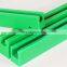 Wear resistant UHMWPE plastic linear rails /UHMW curved guide rail/plastic curved guide rail uhmwpe linear guide rail conveyor g