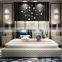 american family best modern luxury wood king-size double leather double beds with box for adults