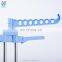 Movable multipurpose outdoor hanging three layer clothes rack