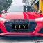 Genuine Auto Parts Body Kits For 2020-2021 Audi A4 A4L Modified RS4 Front Car Bumper With Grille Flog Lamp Grille Bumper Trims