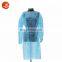Light Weight PP/SMS/PE Coated Isolation Gown Waterproof Blood Fluid Resistance Fire Retardant