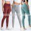 Custom High Waist Best Drawstring Yoga Leggings Waistband Add Elastic Gym Pants Workout Training Wear Tights For Women