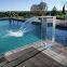 Manufacture Swimming Pool Water Fall Acrylic Cascade Led Light Waterfall Garden Transparent Water Fountain