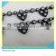 Plastic Claw Strip Sew on Black Plastic mix Crystal 10 Yards 1 Card