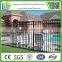 China supplier commercial 3 rails 5ft high black powder coated swiming pool fence