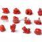 Red cinnabar beads 12 chinese zodiac animals loose be