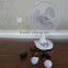 3 blade AC battery desk table cooling fan wholesale directly supply from chinese factory with cheap price