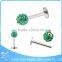 Newest Promotional Medical Steel 3mm Crystal Ball Monroe Lip Labret Ring