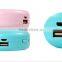 pretty rechargeable portable hand warmer mobile charger XHB-WR