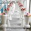 2016 Factory price glass fiber pillars for wedding decorcation ;White column wedding decoration(S-148)