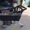 Pure Plastic Hot Sale Market Shopping cart with chair