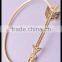 Arrow bangle bracelet gold stack bangle vintage retro trending jewelry