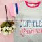 2016 fashion100% cotton baby clothes print letter baby girl summer bodysuit