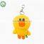 Custom plush toy minium keychains for kids