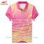 Shenochi made in China dri fit sublimation polyester fabric wholesale polo couple t-shirt