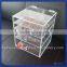Yageli Factory 4 Tier Acrylic Cosmetic Makeup Organizer Lipstick Holder With Crystal Knob