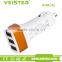 2016 charger shenzhen OEM 5V 4.2A Triple 3 USB CAR CHARGER for iPhone,iPad