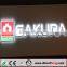 Outdoor Advertising Embossing Acrylic Letter Sign