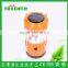Ball Bulb ABS Plastic Lantern Light Fashion New Design Orange Camping Lamp with Inner Battery and Charger
