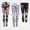 custom women sexy yoga pant , sublimation printed yoga pants