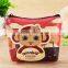 Promotion cheap monkey printing PU leather coin purse china supplier