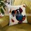 sofa covers, 100%cotton canvas towel embroidery cushion covers,high quailty