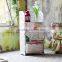 French Baroque Style Wood Carved Bookcase With Antique White