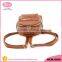 Fashion Vintage Oil Wax Genuine Leather Mini Girl's Backpacks