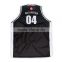 Full sublimation dri fit black mesh cheap youth reversable basketball uniform