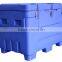 Roto-molded 340L dry ice cooling container cooler box with wheels