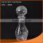 500ML/266ML CRYSTAL CLEAR GLASS WINE BOTTLE WITH GLASS LID