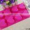6 Cavity Heart Shape Silicone Cake Mould Muffin Cup Soap Mould Chocolate Mould Baking Tray