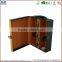 2016 Custom New Product Wooden Wine Box With Leather Handle
