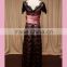 Sharara short sleeve prom kaftan dress