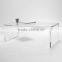 curved clear custom cheap acrylic desk,acrylic office desk