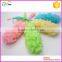Colorful Long Hand PE Mesh Sponge Back Body Bath Brush