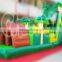 Hot sale jungle inflatable obstacle course for sale, inflatable plam tree adult inflatable obstacle course
