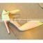 Ice cream color sweet girls summer sandals ankle strip low heel girls dating shoes soft girls dress shoes