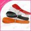 Colored cinch straps with hook and loop for fixing cables hoses