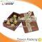 Custom logo high quality paper chocolate box with paper tray