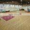 Basketball court wood flooring