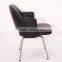 Office chair black leather dining chairs Saarinen Executive chair