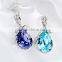 Hot selling multi colored crystal water drop jewelry necklace /Water Drop Necklace