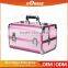 Professional Waterproof Shockproof Aluminum Makeup Case With Light With Four Layers Drawers